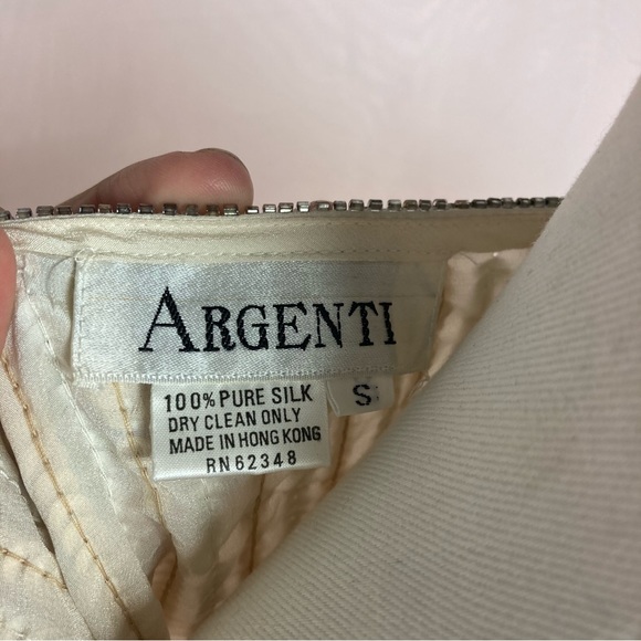 Nwt Vintage Argenti silk beaded and sequin blouse - Picture 13 of 13